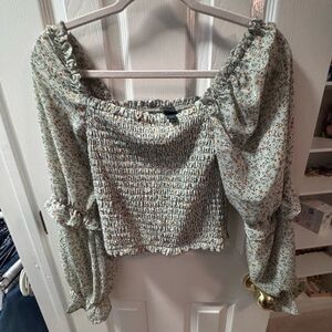 Floral Off-Shoulder Blouse